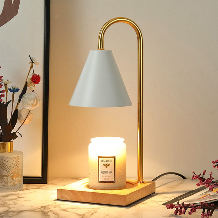 Caren - Dimmable Candle Warmer Lamp BO-HA White US Plug