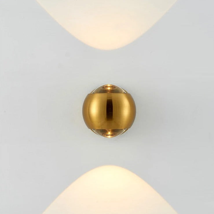 Brass Outdoor Wall Lamp