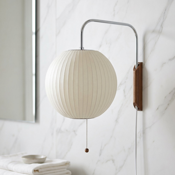 Gunnar – Mid-Century Cigar Wall Sconce BO-HA Ball US Plug