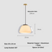 Amba - Jelly Globe Pendant Light Modern Pendant Light Dome Pendant Light  BO-HA Clear 39 cm 