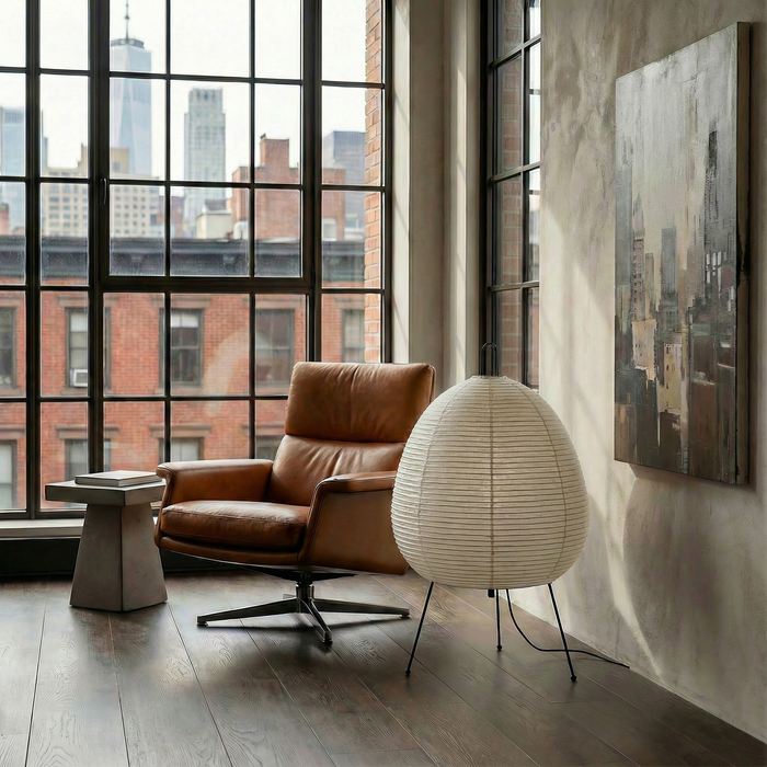 Aila – Wabi-Sabi Rice Paper LED Table Lamp