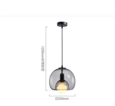 Anele - Modern Glass Pendant Light BO-HA