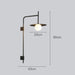 Nissa - Modern Bedside Wall Light  BO-HA Black Large 