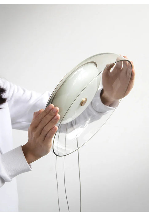 Marenna – Modern Glass Pendant LED Hanging Light Fixture BO-HA