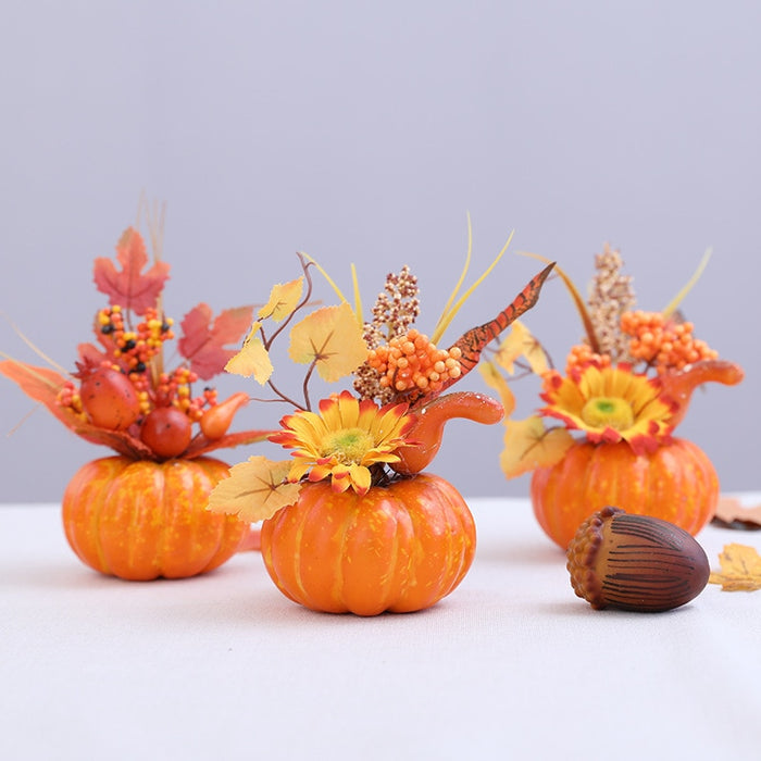 Hakon - Artificial Pumpkin Sunflower Ornament Fall Decor Sale Bedroom Decor Fall Home Decor Fall Decor 2023  BO-HA   