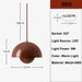 Eydis – Bauhaus Pendant Light Flowerpot BO-HA Red