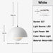 Eydis – Bauhaus Pendant Light Flowerpot BO-HA White