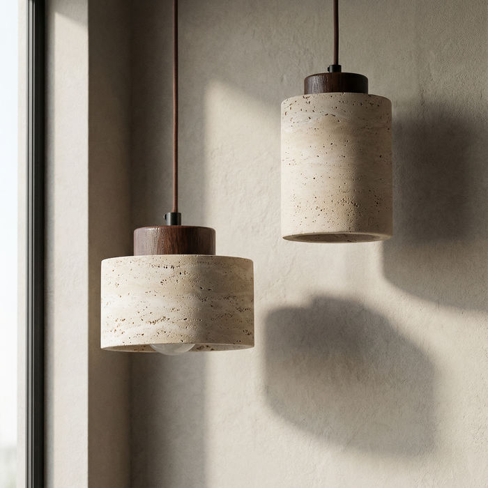 Vidar - Modern Stone Pendant Light Fixture BO-HA