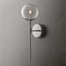 Hillevi - Retro Clear Glass Wall Lamp BO-HA Chrome