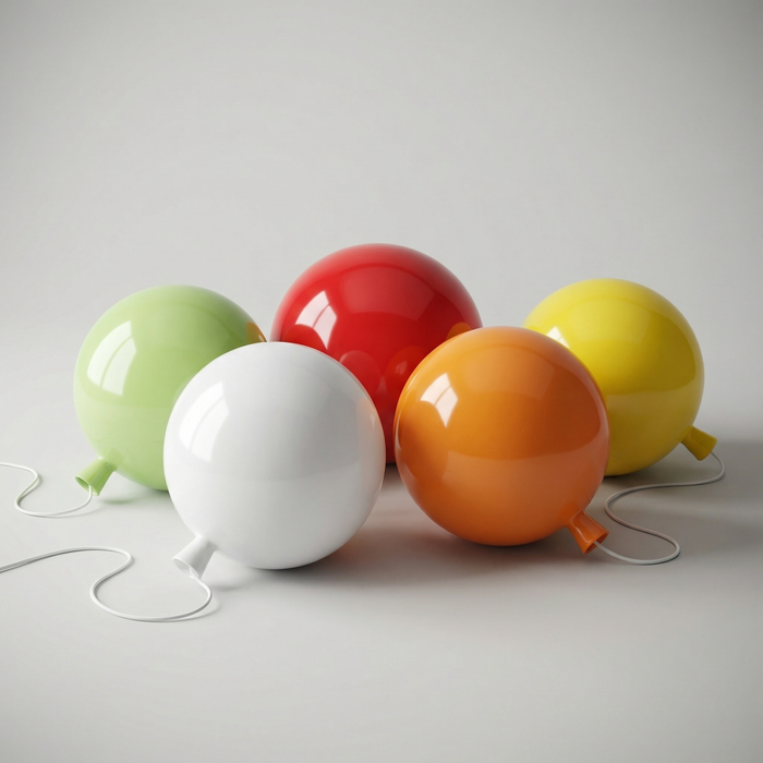 Elo – Bauhaus Colorful Wall / Ceiling Light with Pull Switch