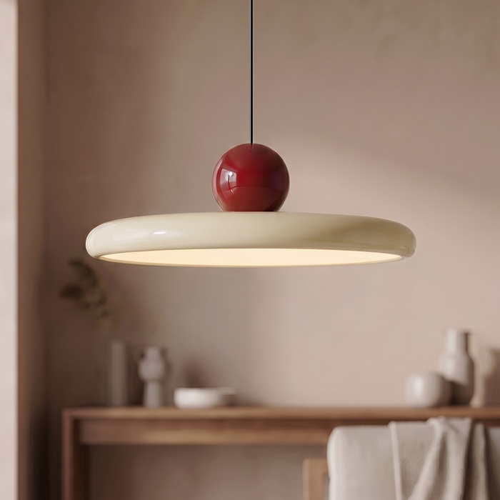 Veya – Colorful Bauhaus Pendant Light BO-HA Beige Medium (30 cm)