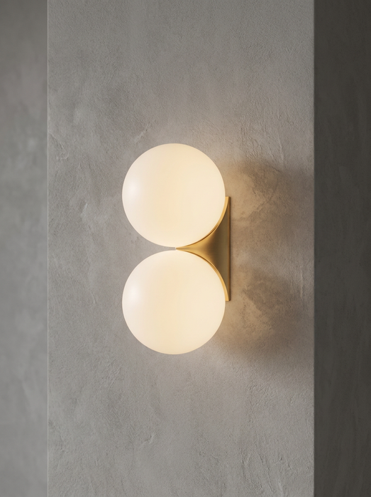 Solja – Modern Glass Orb LED Bedside Wall Sconce