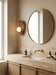 Bjork – Nordic Wood & Glass Wall Sconce BO-HA