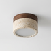 Halla – Wabi-Sabi Travertine Japanese Ceiling Light BO-HA