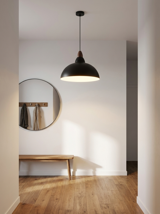 Sindre – Distressed Metal Dome Pendant Light BO-HA