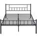 Birk - Queen Size Bed Frame Metal Bed Frame Queen Bed Frame with Storage  BO-HA   