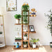 Vidkun - Tall Plant Stand Tiered Plant Stand Plant Shelf Indoor & Outdoor Plant Shelf Flower Stand  BO-HA   