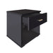 Ulf - Modern Black Nightstand Small Bedside Table  BO-HA   