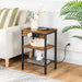 Kristian - Nightstand with Charging Station Small Nightstand  BO-HA   