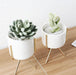 Ida - Ceramic Flower Planters with Modern Stand  BO-HA   